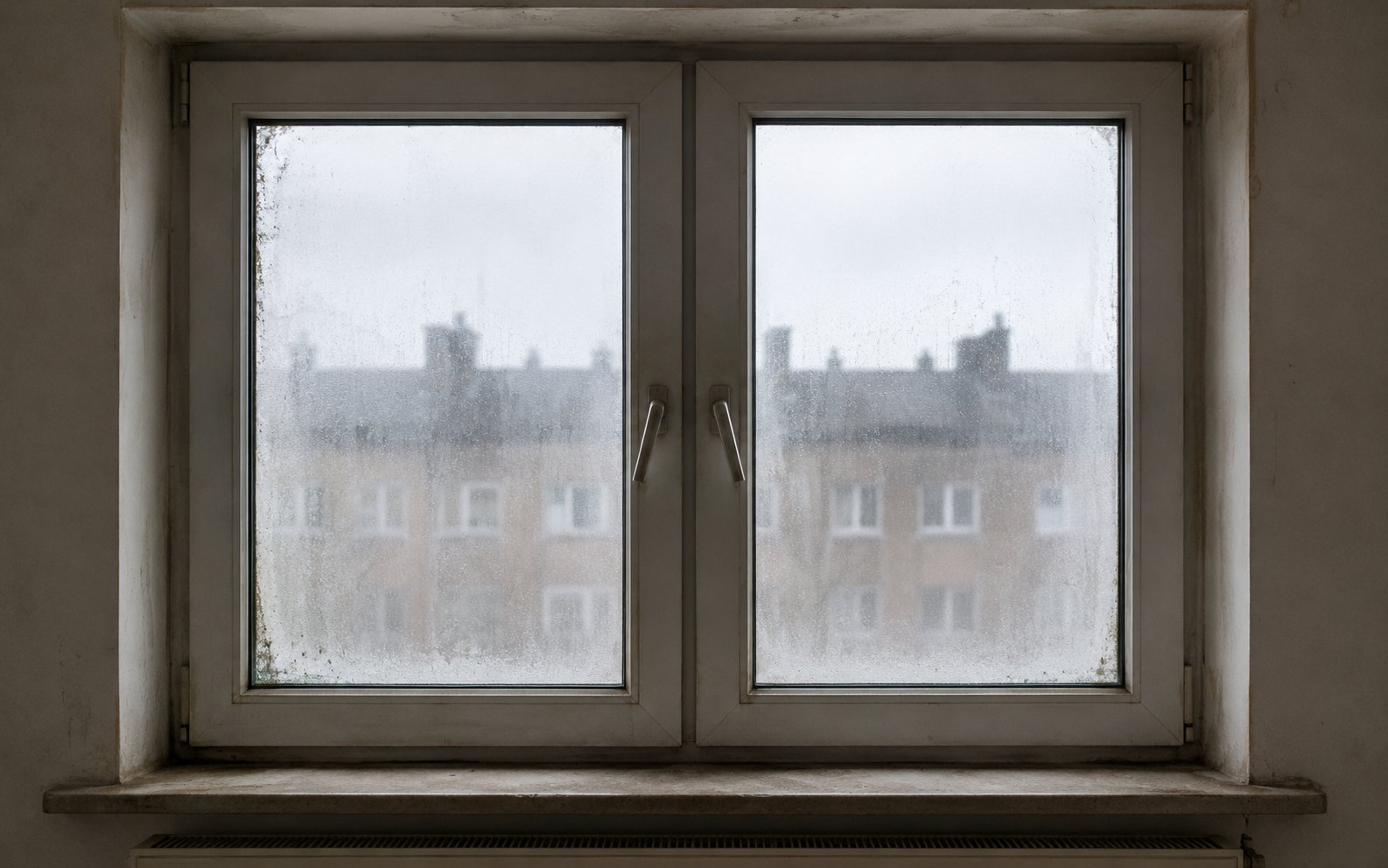 Vorher: alte Fenster